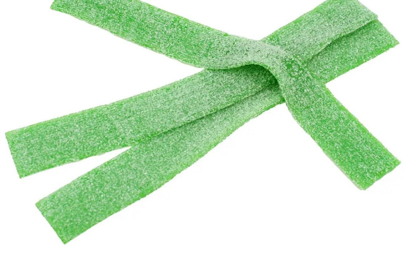 Sour Power Extra Sour Green Apple Candy Belts