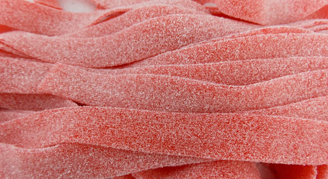 Sour Power Strawberry Candy Belts