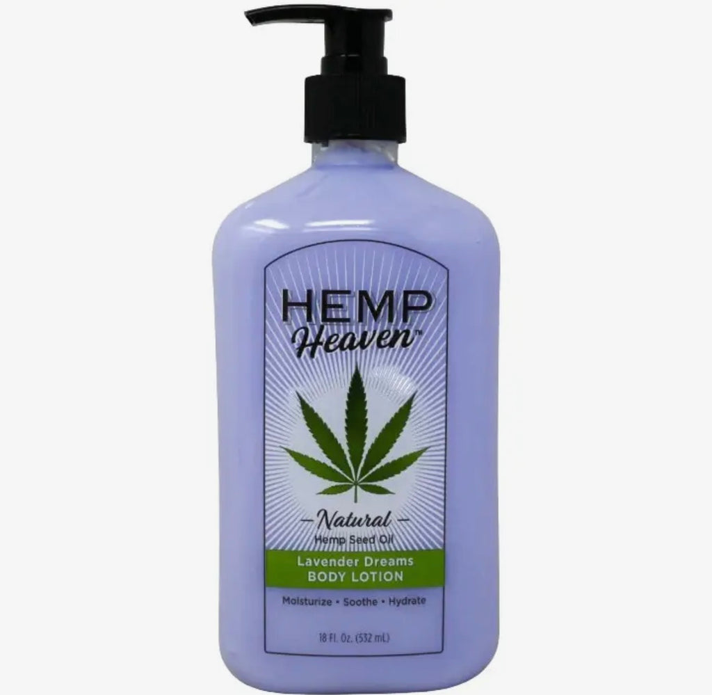 Hemp Heaven Seed Oil Body Lotion with Pump Chose Your Scent