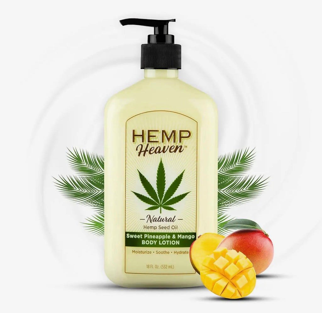 Hemp Heaven Seed Oil Body Lotion with Pump Chose Your Scent
