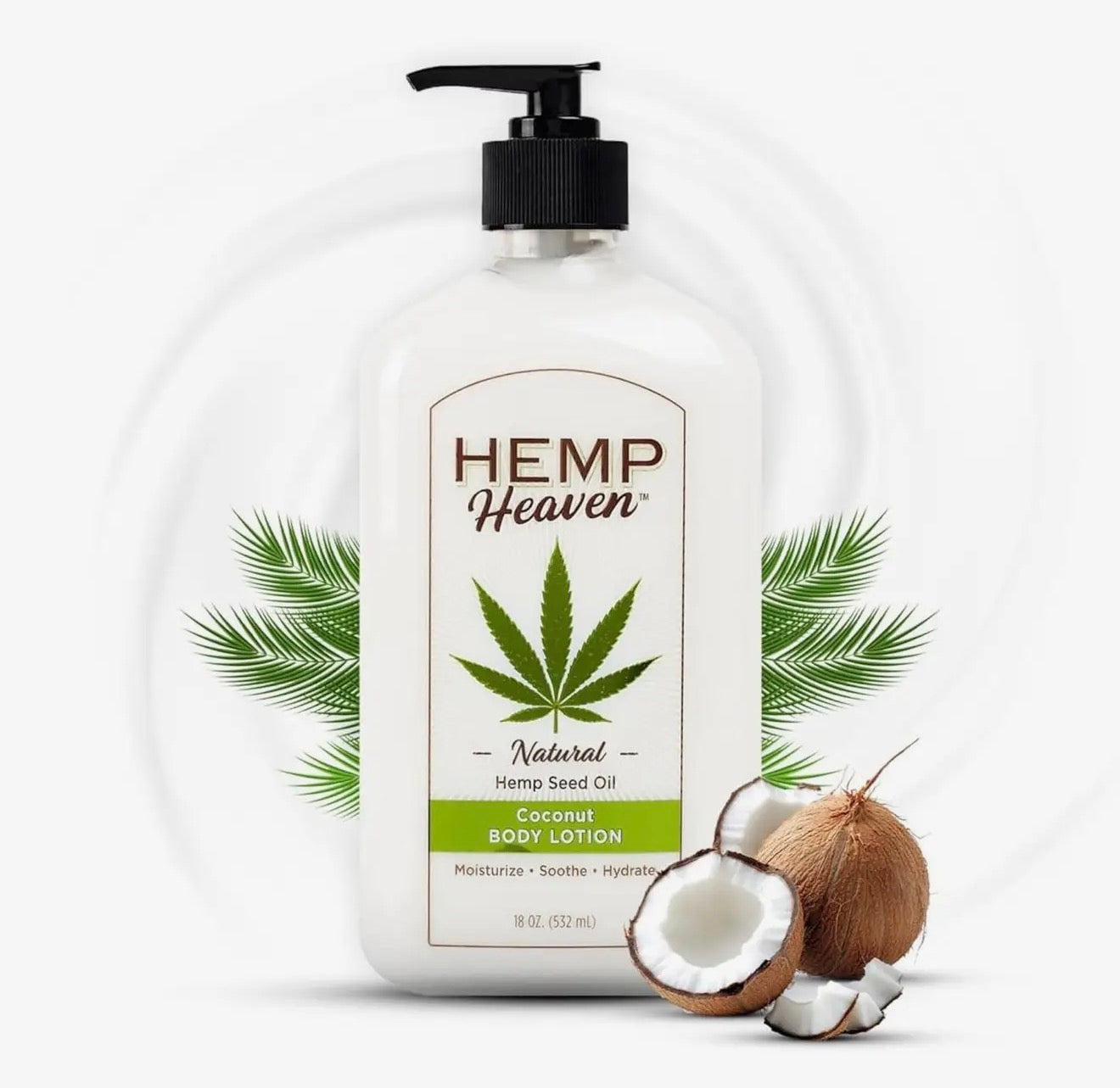 Hemp Heaven Seed Oil Body Lotion with Pump Chose Your Scent