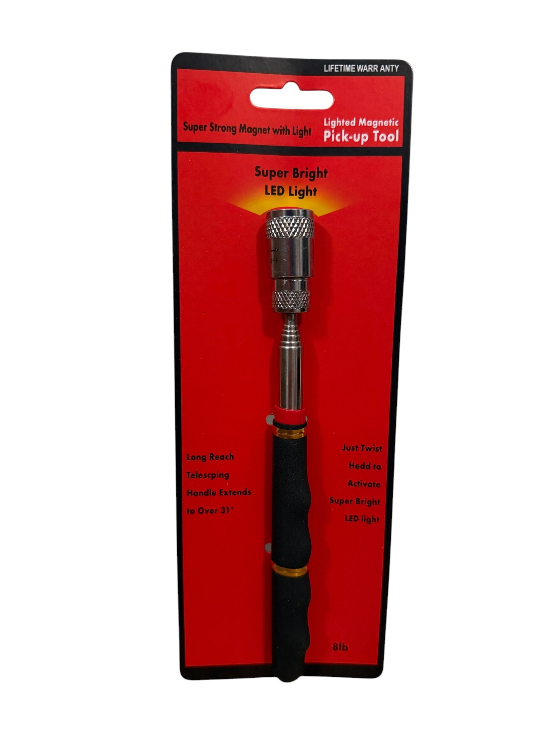 Telescoping Magnetic Pick Up Tool with LED Light