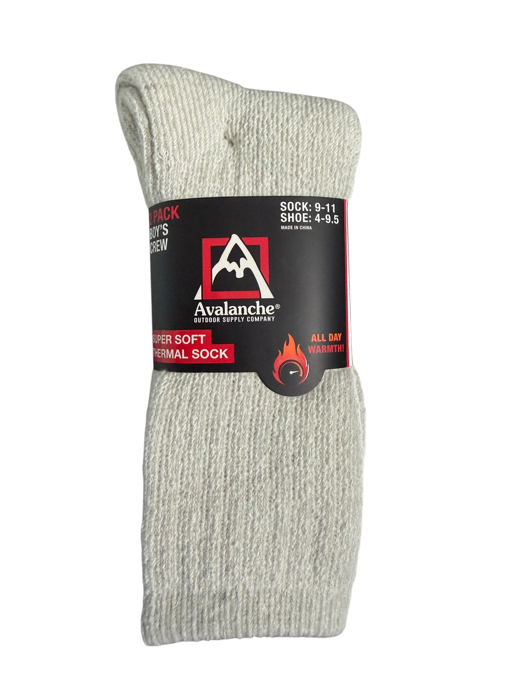 Boy's Avalanche Thermal Socks — 2 Pack