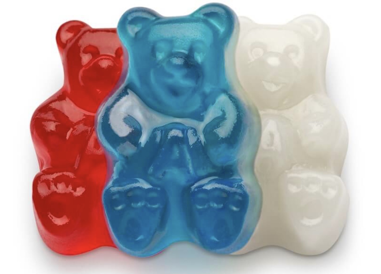 USA Freedom Red White and Blue Gummy Bears