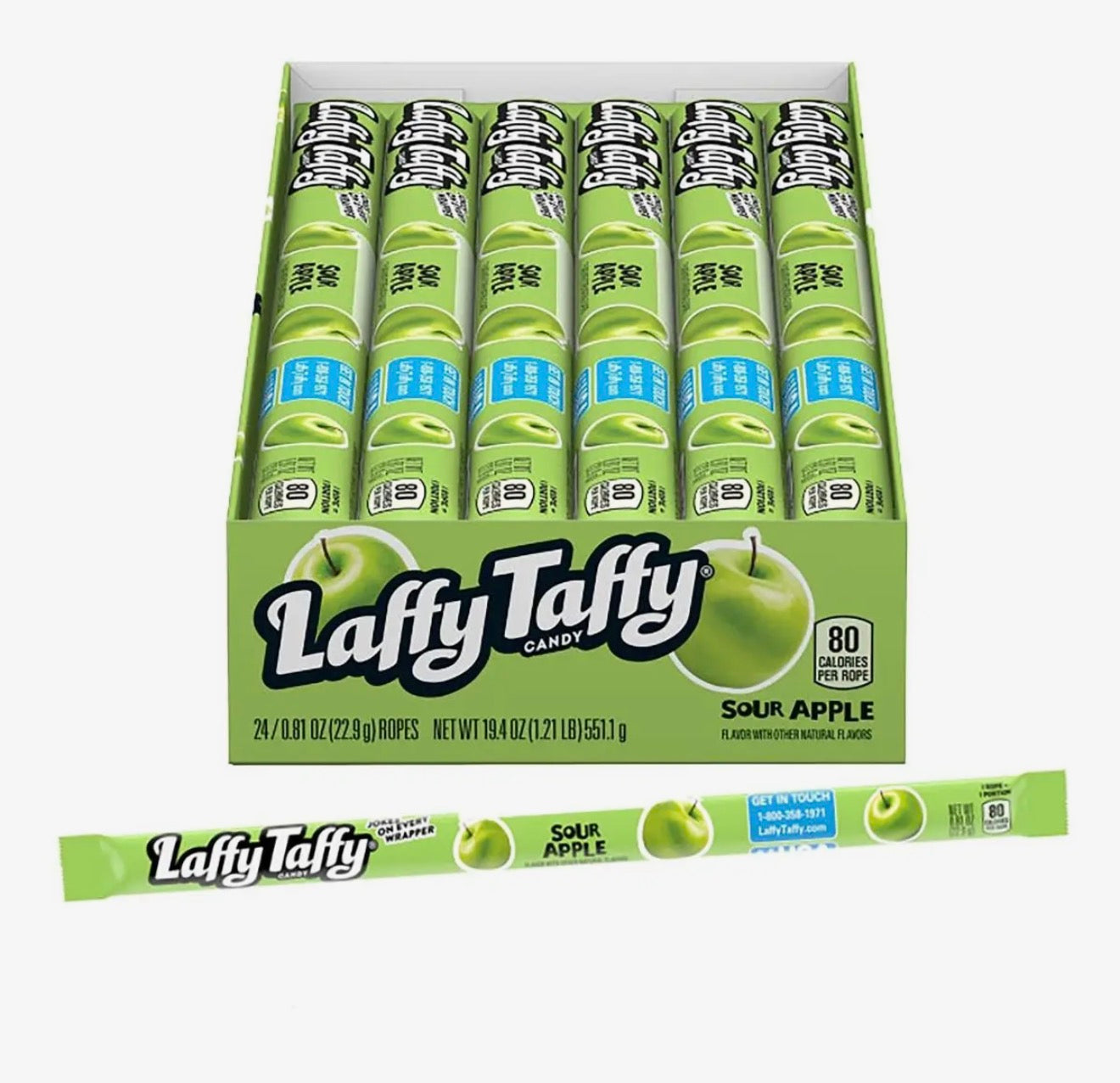Green Apple Laffy Taffy Ropes
