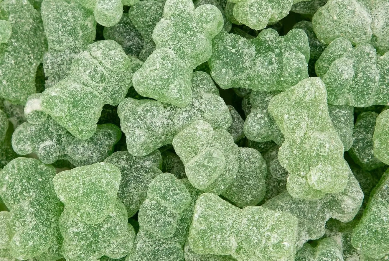 Retro Brazilian Sour Green Apple Bearjelly Candy